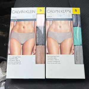 2- Calvin Klein small 3pk hipster